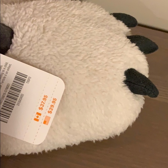 🆕 Gymboree Polar Bear Slippers - Boy’s Size 9/10 - Picture 5 of 6